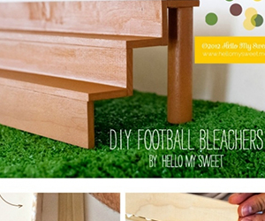 DIY Bleacher Cupcake Stand