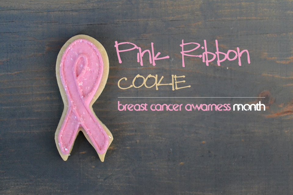 Pink Ribbon Cookies Tutorial: How To Make Pink Ribbon Cookies