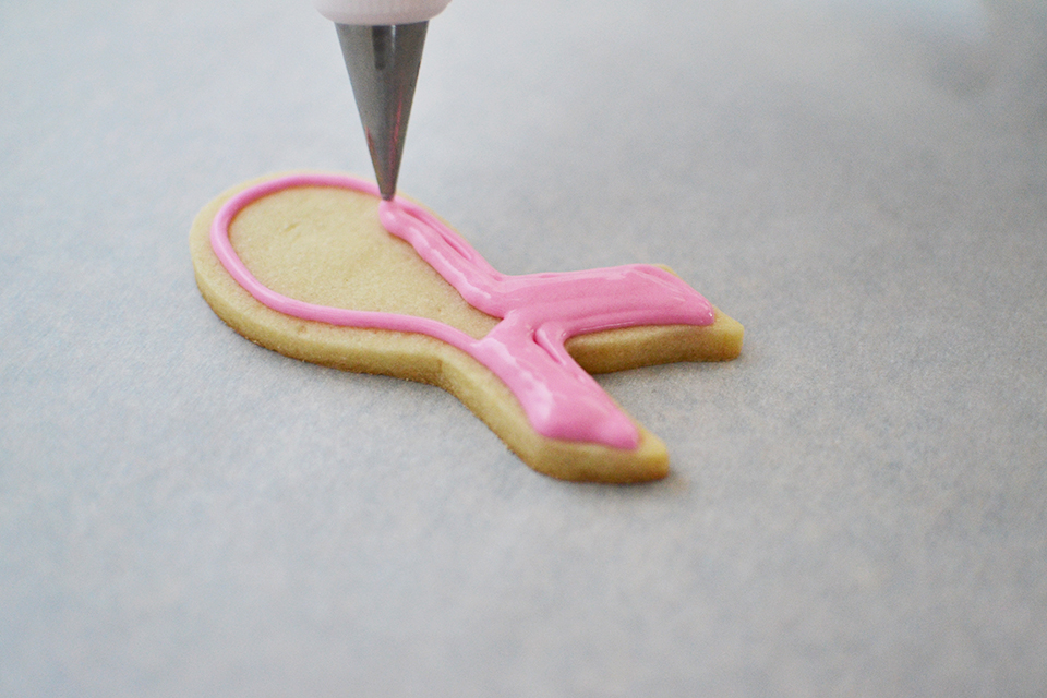 Pink Ribbon Cookies Tutorial