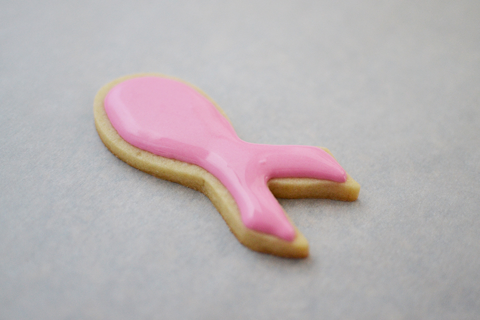 Pink Ribbon Cookies Tutorial